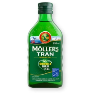 Mollers Tran Norweski naturalny, płyn, 250 ml