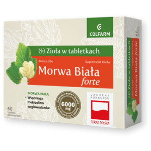 Morwa Biała Forte, tabletki powlekane, 60 szt.