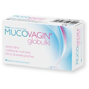 Mucovagin, globulki dopochwowe, 10 szt.