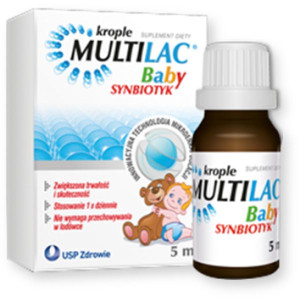 Multilac Baby, krople, synbiotyk, 5 ml