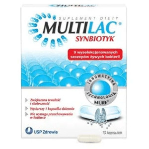 Multilac Synbiotyk, 10 kaps