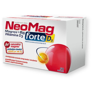 NeoMag Forte D3, 50 tabletek