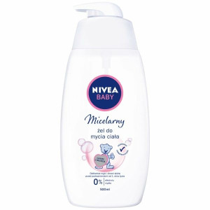 Nivea Baby Emolient, kojący żel do mycia ciała i włosów, 500 ml