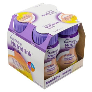 Nutridrink Protein, płyn o smaku brzoskwinia-mango, 4 x 125 ml