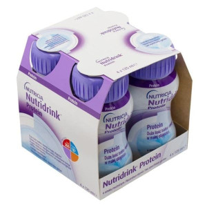 Nutridrink Protein, smak neutralny, płyn, 4 x 125 ml