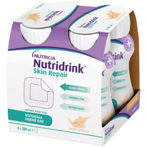 Nutridrink Skin Repair, preparat odżywczy, smak waniliowy, 4 x 200 ml