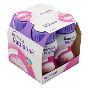 Nutridrink, smak owoców leśnych, płyn, 4 x 125 ml