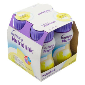 Nutridrink, smak waniliowy, płyn, 4 x 125 ml