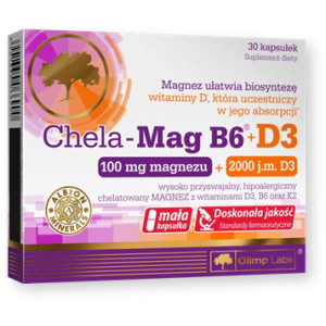 Olimp Chela-Mag B6+D3, kapsułki, 30 szt.