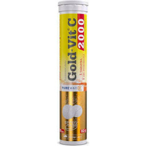 Olimp, Gold-Vit C, 2000 mg, smak cytrynowy, 20 tabl. musujących