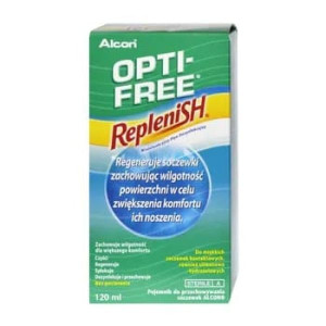 Opti-Free Replenish, płyn do soczewek, 120 ml