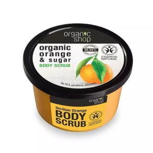Organic Shop, Peeling do ciała, Sycylijska pomarańcza, 250 ml