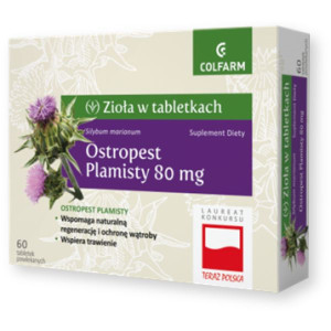 Ostropest plamisty, tabletki, 60 szt.