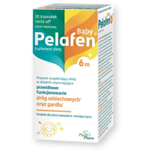 Pelafen Baby 6m+, kapsułki twist-off, 20 szt.