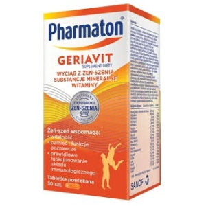 Pharmaton Geriavit, tabletki powlekane, 30 szt.