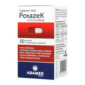 Potazek, kapsułki o zmodyfikowanym uwalnianiu, 50 szt.