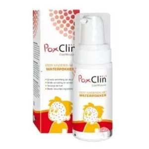 PoxClin CoolMousse, pianka dla dzieci z ospą wietrzną, 100 ml