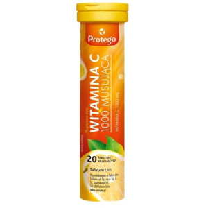 Protego Witamina C 1000 Musująca, tabletki musujące, 20 szt.