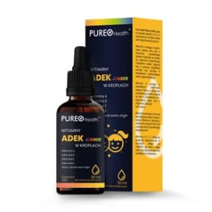 Pureo Health Witaminy ADEK Junior, krople, 30 ml