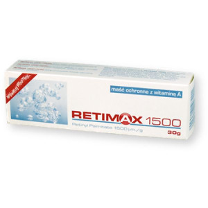Retimax 1500, maść ochronna z witaminą A, 30 g