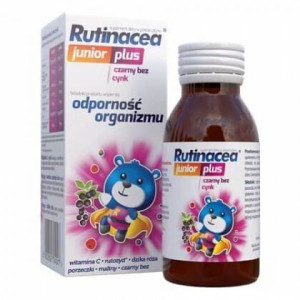 Rutinacea Junior Plus, płyn, naturalne soki owocowe, 100 ml