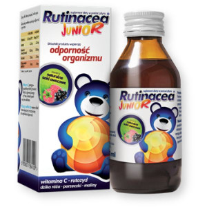 Rutinacea Junior, syrop, naturalne soki owocowe, 100 ml