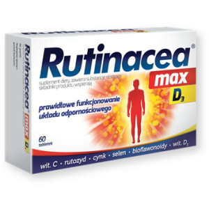 Rutinacea Max D3, tabletki, 60 szt.