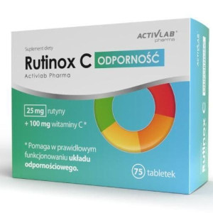 Rutinox C witamina odporność rutyna, tabletki, 75 szt.