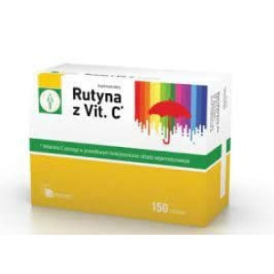 Rutyna, Vitamina C, tabletki, 150 szt.