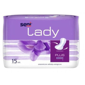 Seni Lady Plus Air, wkładki urologiczne, 15 szt.