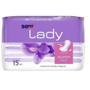Seni Lady Super, wkładki urologiczne, 15 szt.