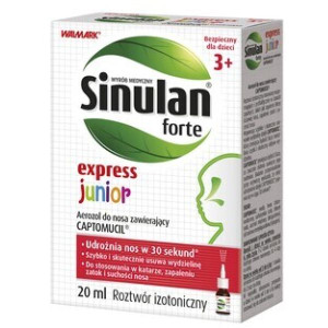Sinulan Express Forte Junior, aerozol do nosa, 20 ml
