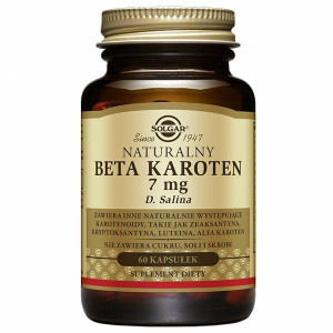 Solgar BETA KAROTEN NATURALNY 7 mg, kapsułki, 60 szt.