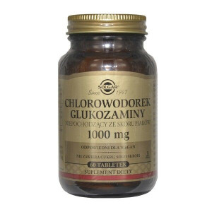 Solgar Chlorowodorek Glukozaminy, 1000 mg, tabletki, 60 szt.