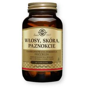 Solgar Formula Włosy, Skóra, Paznokcie, tabletki, 60 szt.
