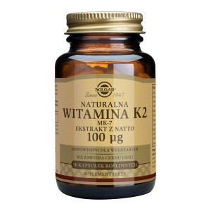 Solgar Naturalna Witamina K2, kapsułki, 50 szt.