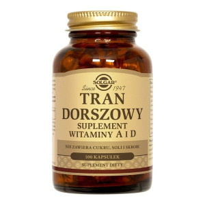 Solgar Tran Dorszowy, kapsułki, 100 szt.