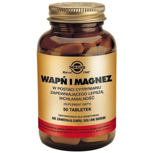Solgar Wapń i Magnez, tabletki, 50 szt.
