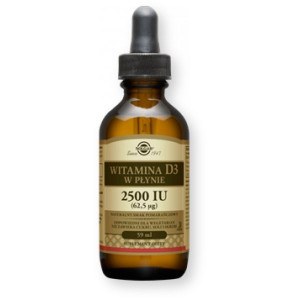 Solgar Witamina D3 2500 IU, płyn, 59 ml