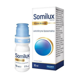 Somilux, krople do oczu, nawilżające, 10 ml