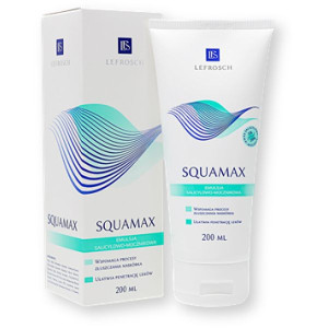 Squamax, złuszczająco-nawilżająca emulsja do skóry, 200 ml