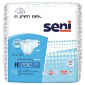Super Seni, pieluchomajtki, Large, 10 szt.