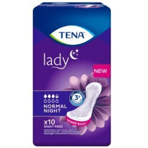 Tena Lady, podpaski urologiczne, Normal Night, 10 szt.