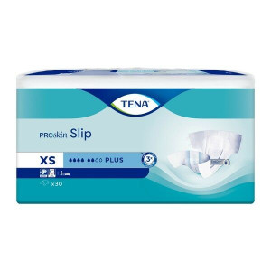 TENA Slip ProSkin Plus, pieluchomajtki, extra small, 30 szt.