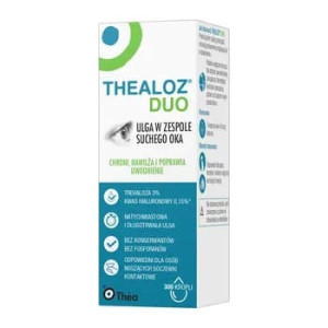 Thealoz Duo 3% + 0,15%, krople do oczu, 10 ml