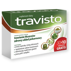 Travisto, tabletki, 40 szt. (30 + 10 gratis)