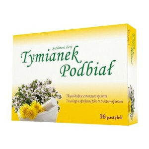 Tymianek podbiał do ssania - 16 pastylek NORDFARM