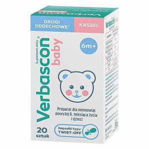 Verbascon Baby, kapsułki twist-off, 20 szt.