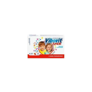 Vibovit Junior o smaku truskawkowym, saszetki, 14 szt.