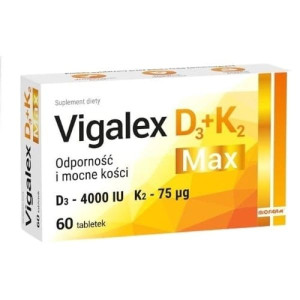 Vigalex D3+K2 Max, tabletki, 60 szt.